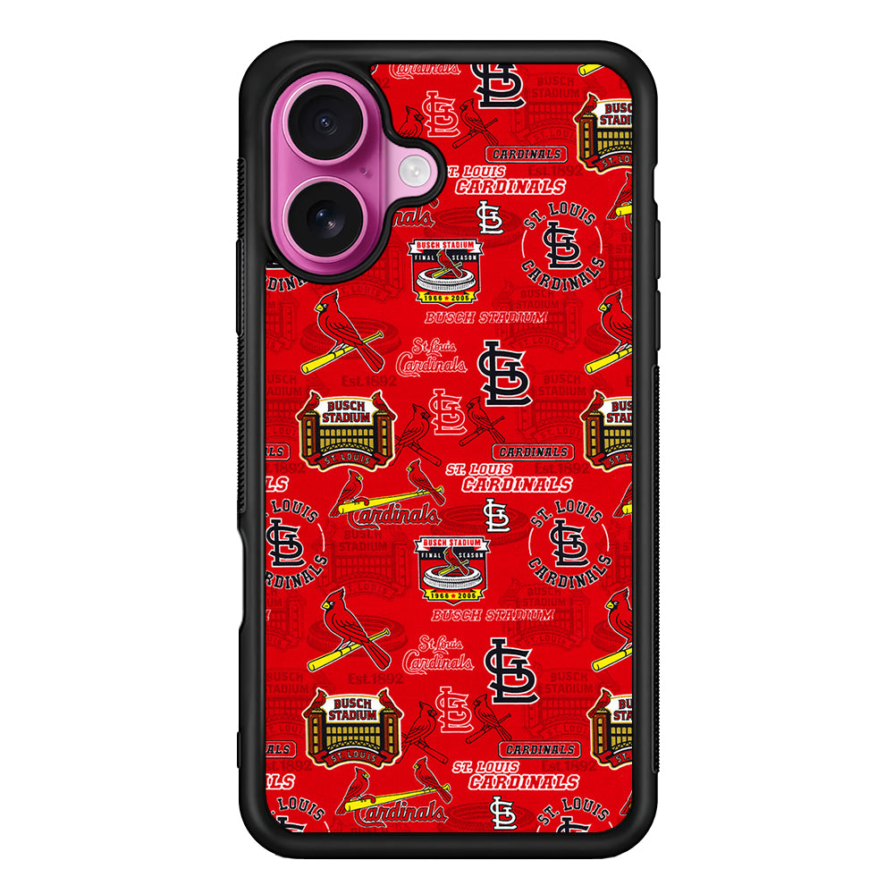 St. Louis Cardinals Retro iPhone 17 Case | Slim Protective Rubber Phone Cover