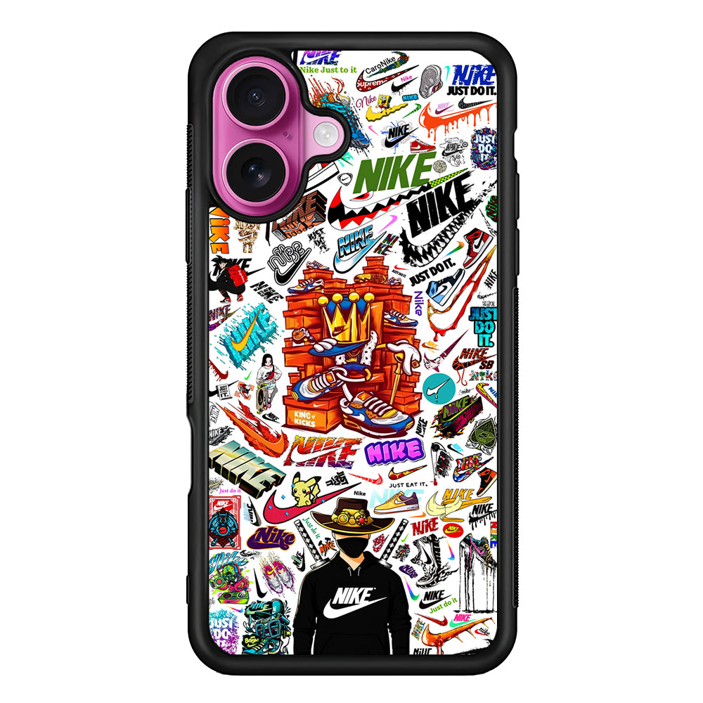 Cool King Nike Logo iPhone 17 Case - Slim Rubber Case for iPhone 17