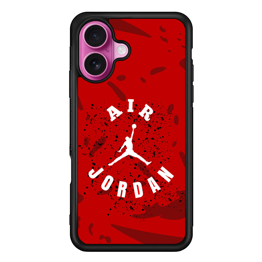 Air Jordan Waving Shapes iPhone 17 Case - Slim Rubber Case for iPhone 17