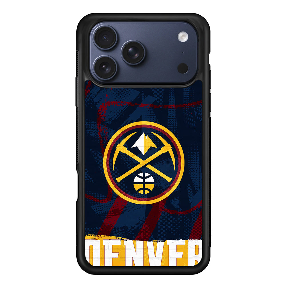 Denver Nuggets Pattern iPhone 17 Pro Max Case | Slim Protective Cover for iPhone 17 Pro Max