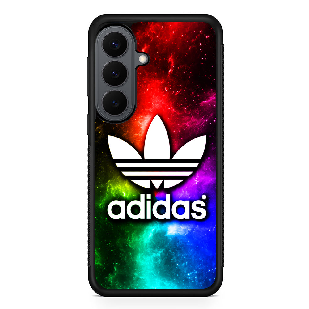 Adidas Logo Colours in Space Samsung Galaxy S26 Plus Case | Durable Samsung Galaxy S26 Plus Cover