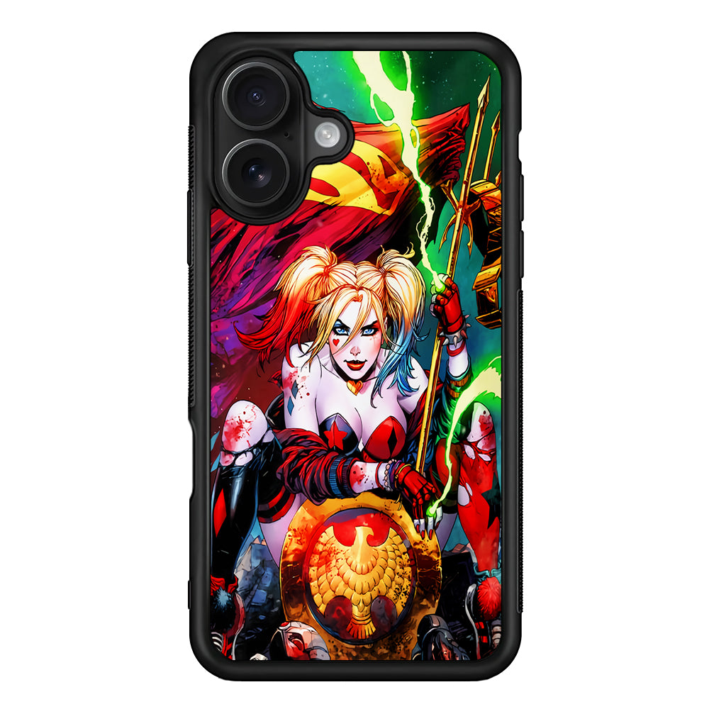 Harley Quinn Superman Flag iPhone 16 Case - Oxvistore
