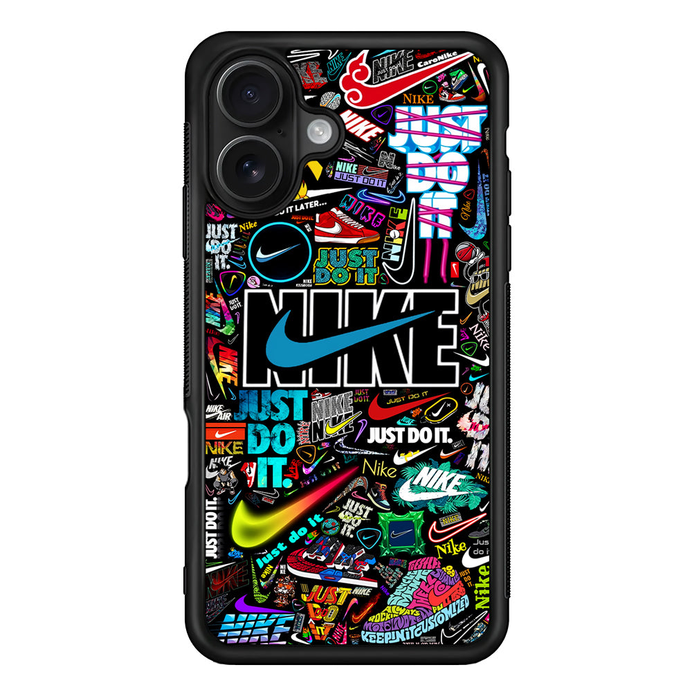 Cool Nike Logo Art iPhone 16 Case - Oxvistore