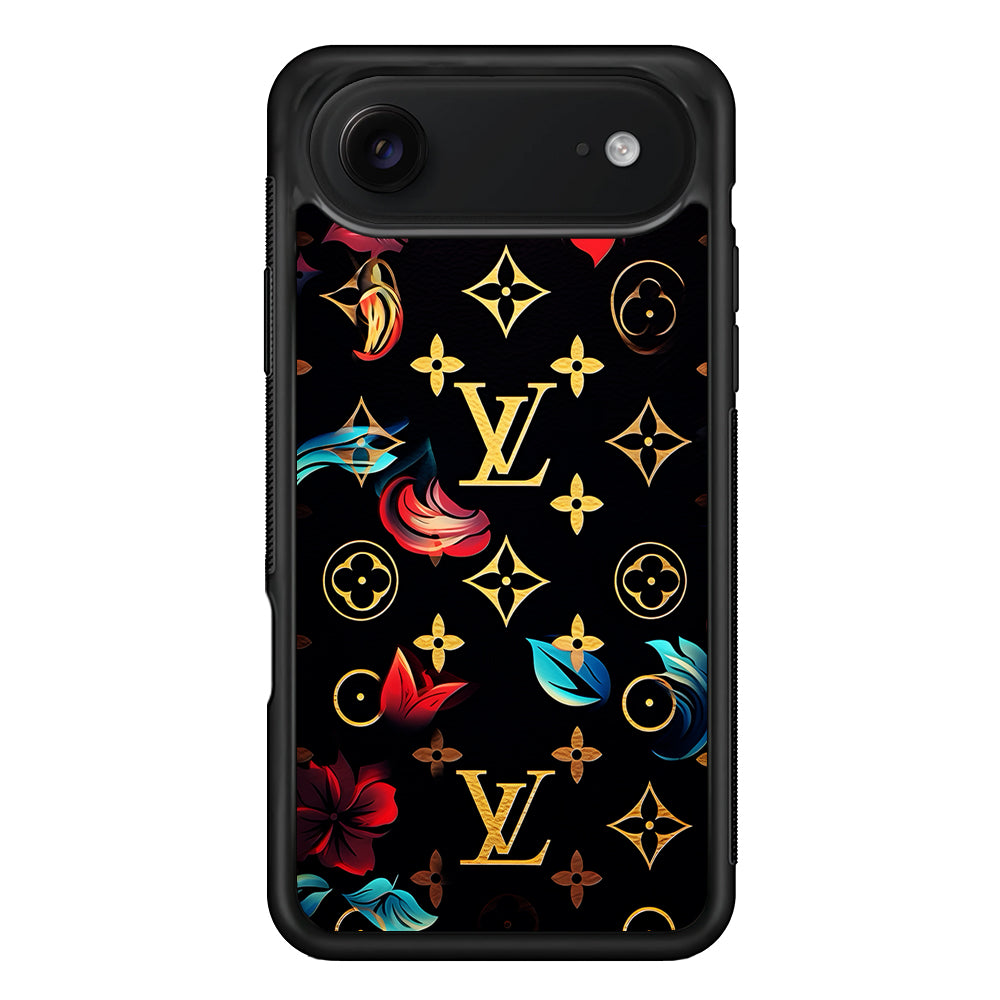 Louis Vuitton Flowers Design iPhone 17 Air Case | Slim Rubber Case for iPhone 17 Air