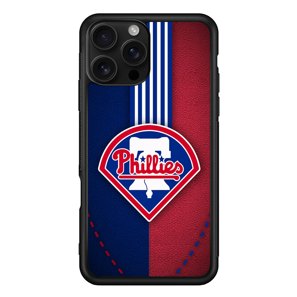 Philadelphia Phillies Logo iPhone 16 Pro Case | Durable Protective Case for iPhone 16 Pro