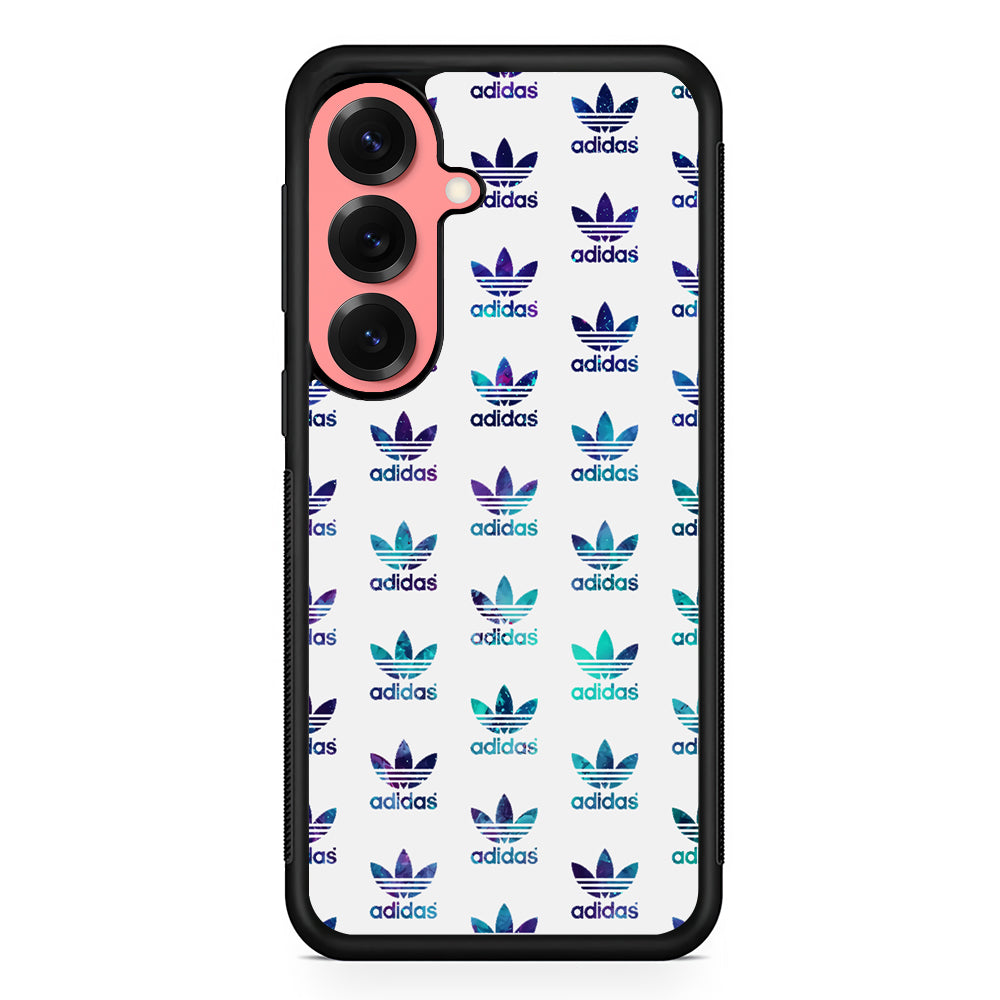 Adidas Logo Space Pattern Samsung Galaxy S25 Case | Slim Protective Cover for Samsung Galaxy S25