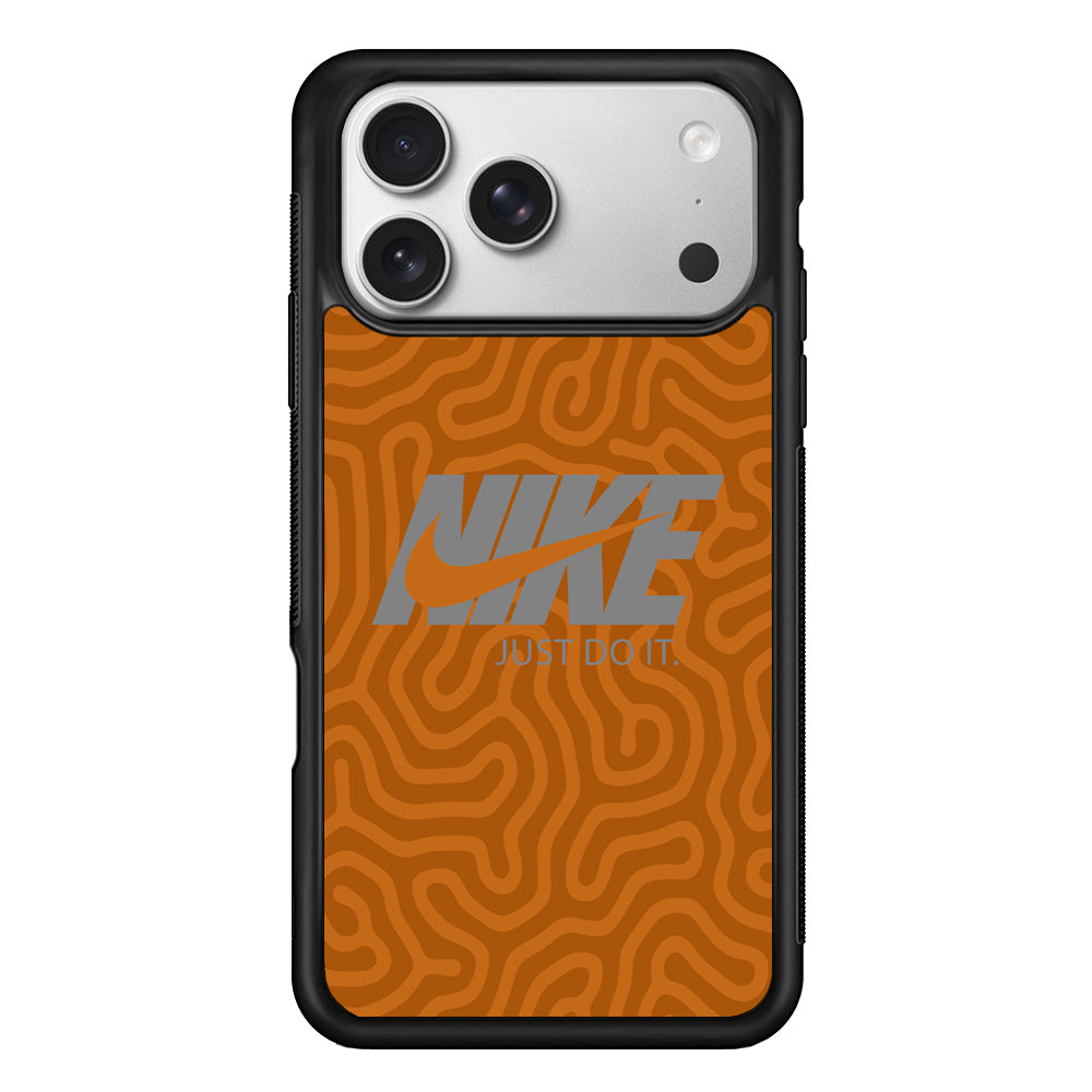 Nike Brown Maze iPhone 17 Pro Case | Slim Protective Case for iPhone 17 Pro