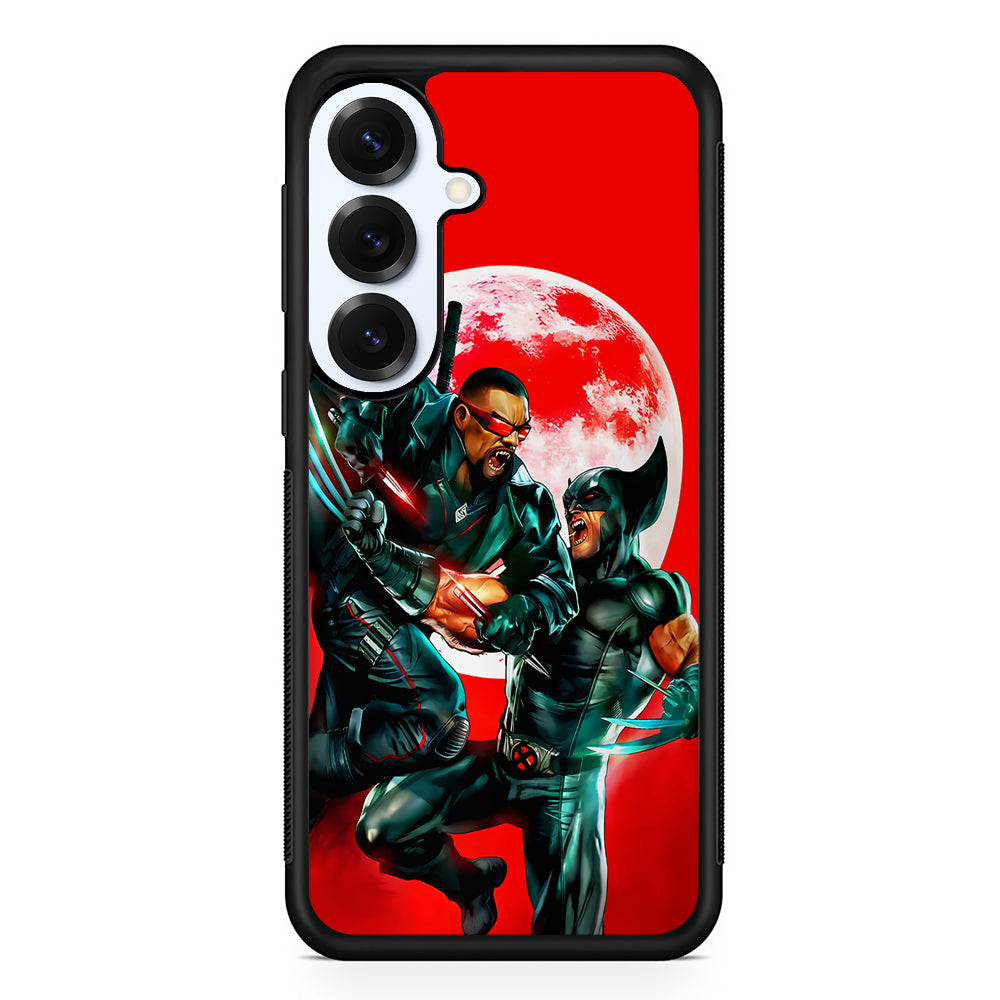 Blade Vampire VS Wolverine Samsung Galaxy S25 Plus Case | Slim Rubber Cover for Samsung Galaxy S25 Plus