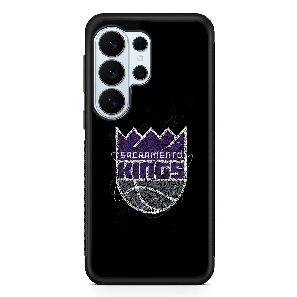 Sacramento Kings Abstract Samsung Galaxy S26 Ultra Case | Protective Phone Cover