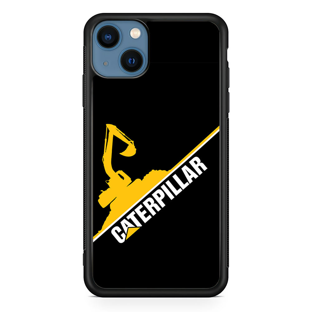 Caterpillar Built to Conquer iPhone 13 Case | Slim Rubber Case for iPhone 13