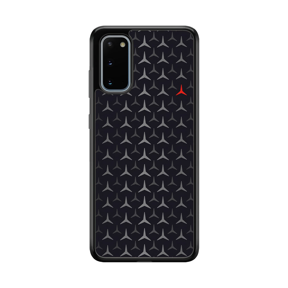 Mercedes-Benz Logos Pattern Samsung Galaxy S20 Case | Slim Rubber Case for Samsung Galaxy S20