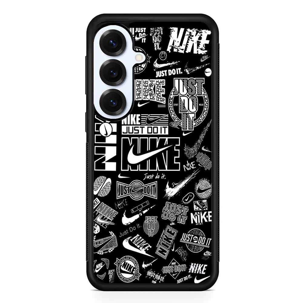 Cool Nike Logo Black White Samsung Galaxy S25 Plus Case | Durable Samsung Galaxy S25 Plus Phone Case