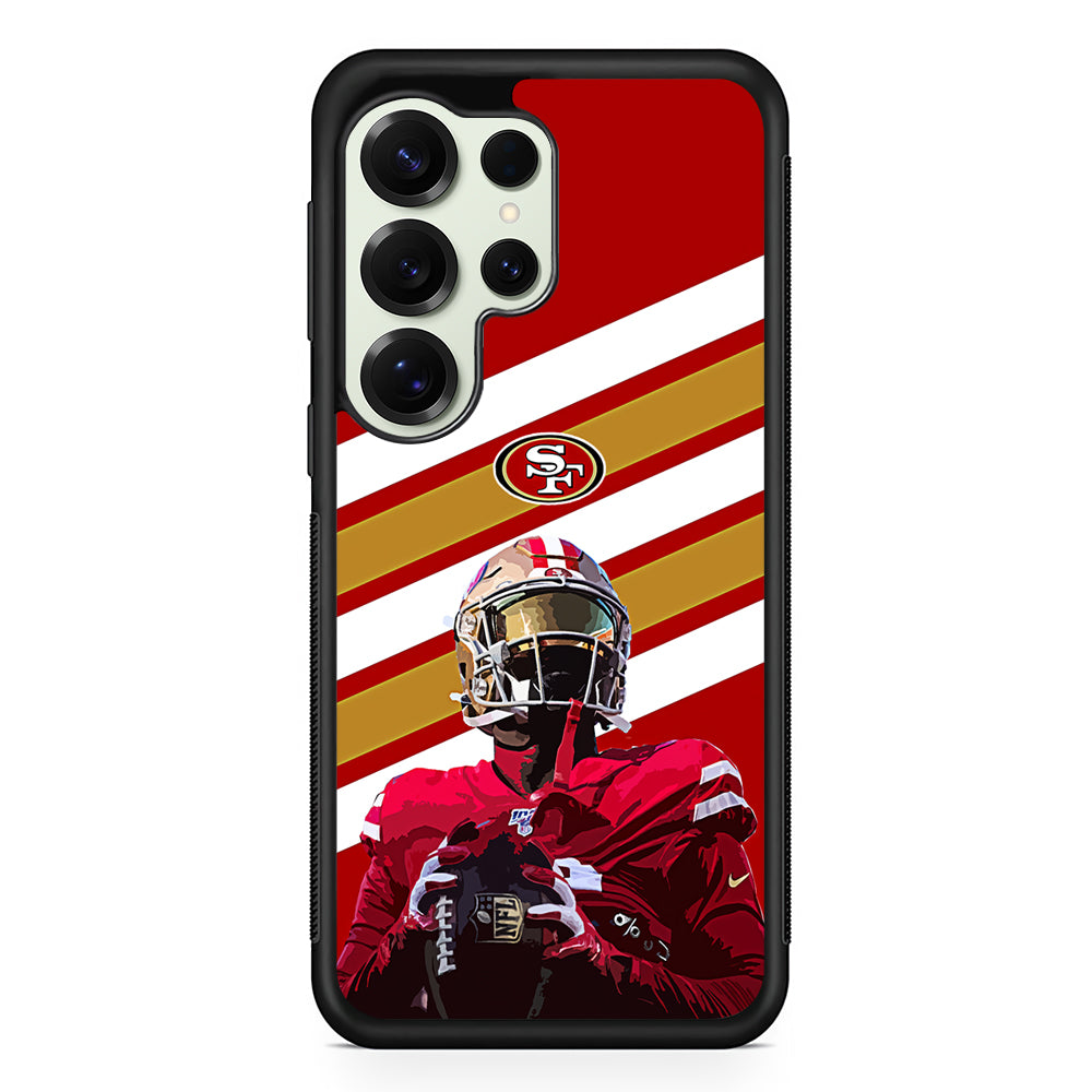 San Francisco 49ers Player Samsung Galaxy S25 Ultra Case | Durable Rubber Case for Samsung Galaxy S25 Ultra