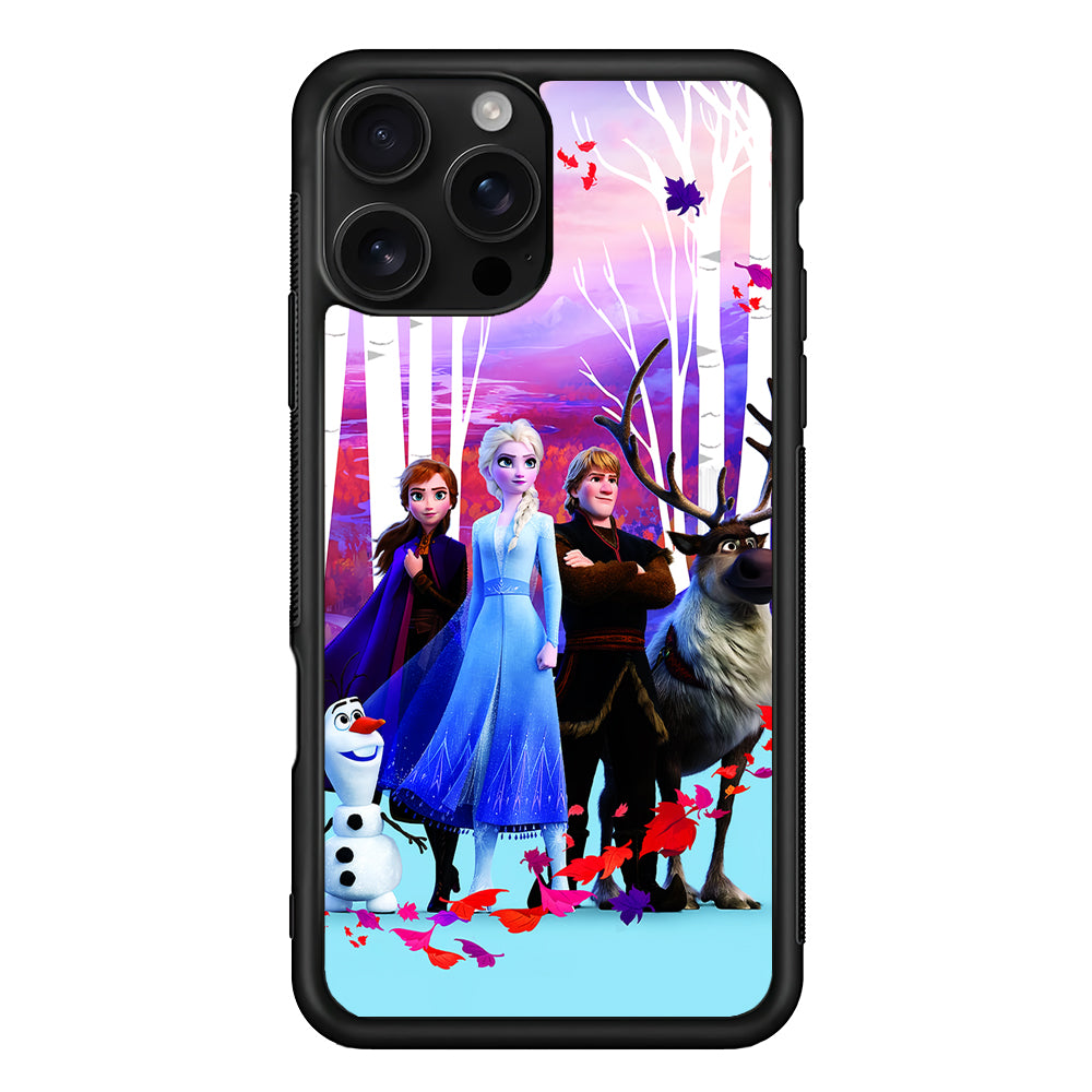 Elsa in Autumn Forest Frozen iPhone 16 Pro Case | Durable Protective Case for iPhone 16 Pro