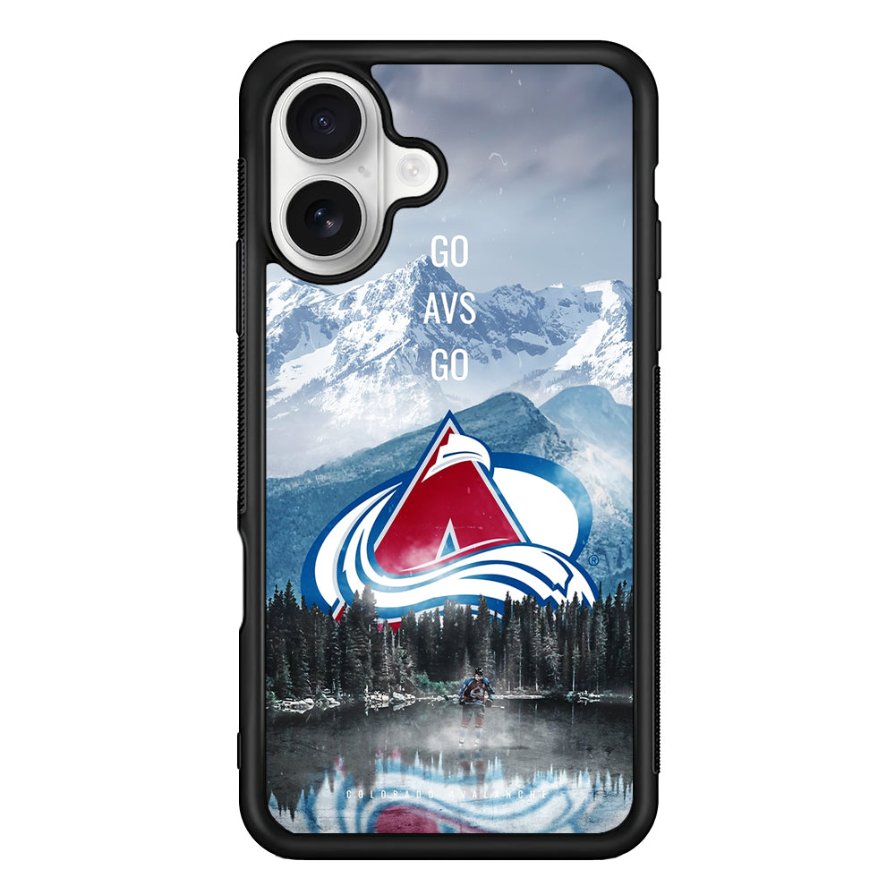 Colorado Avalanche Nature iPhone 16 Plus Case | Durable Protective Rubber Cover