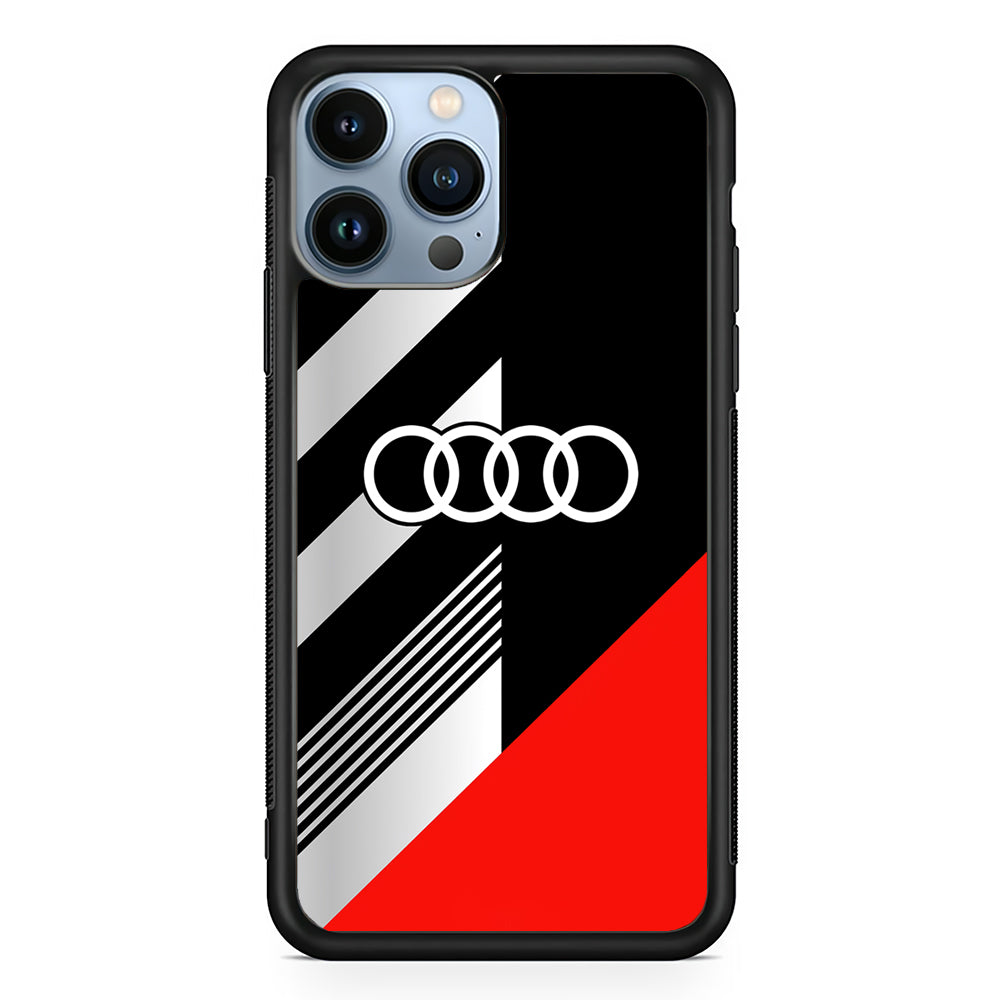 Audi F1 Sport Logo 2D Rubber Phone Case | Durable Phone Case