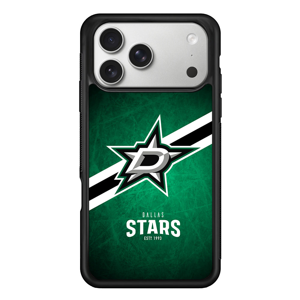 Dallas Stars Logo iPhone 17 Pro Case | Slim Rubber Case for iPhone 17 Pro