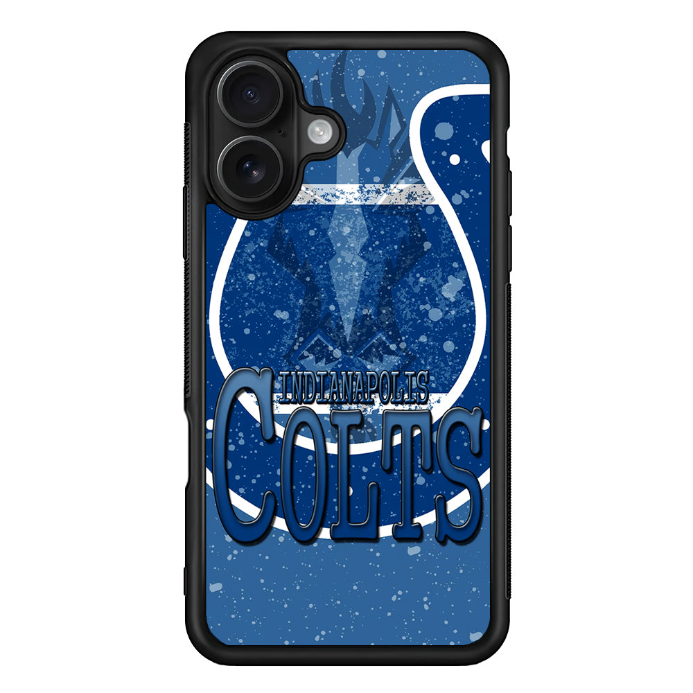Indianapolis Colts Logo iPhone 16 Case - Oxvistore