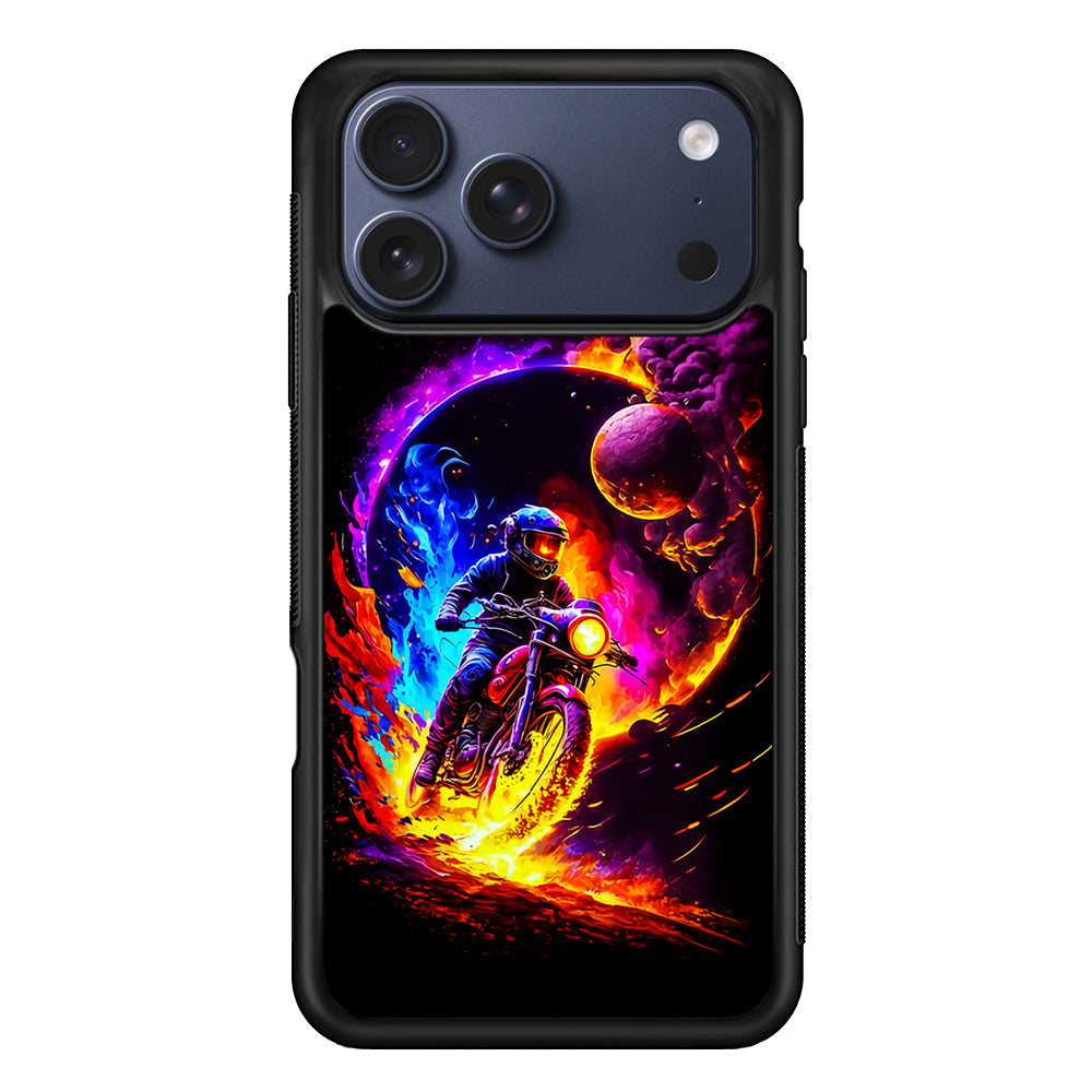 Adventure Motorcycle Space iPhone 17 Pro Max Case | Slim Protective Cover for iPhone 17 Pro Max