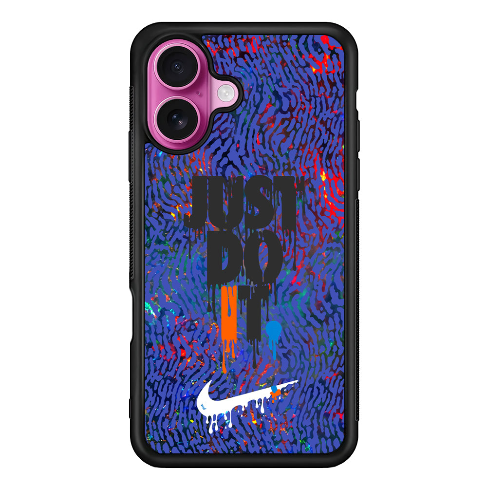 Nike Flaming Magma iPhone 17 Case - Slim Rubber Case for iPhone 17