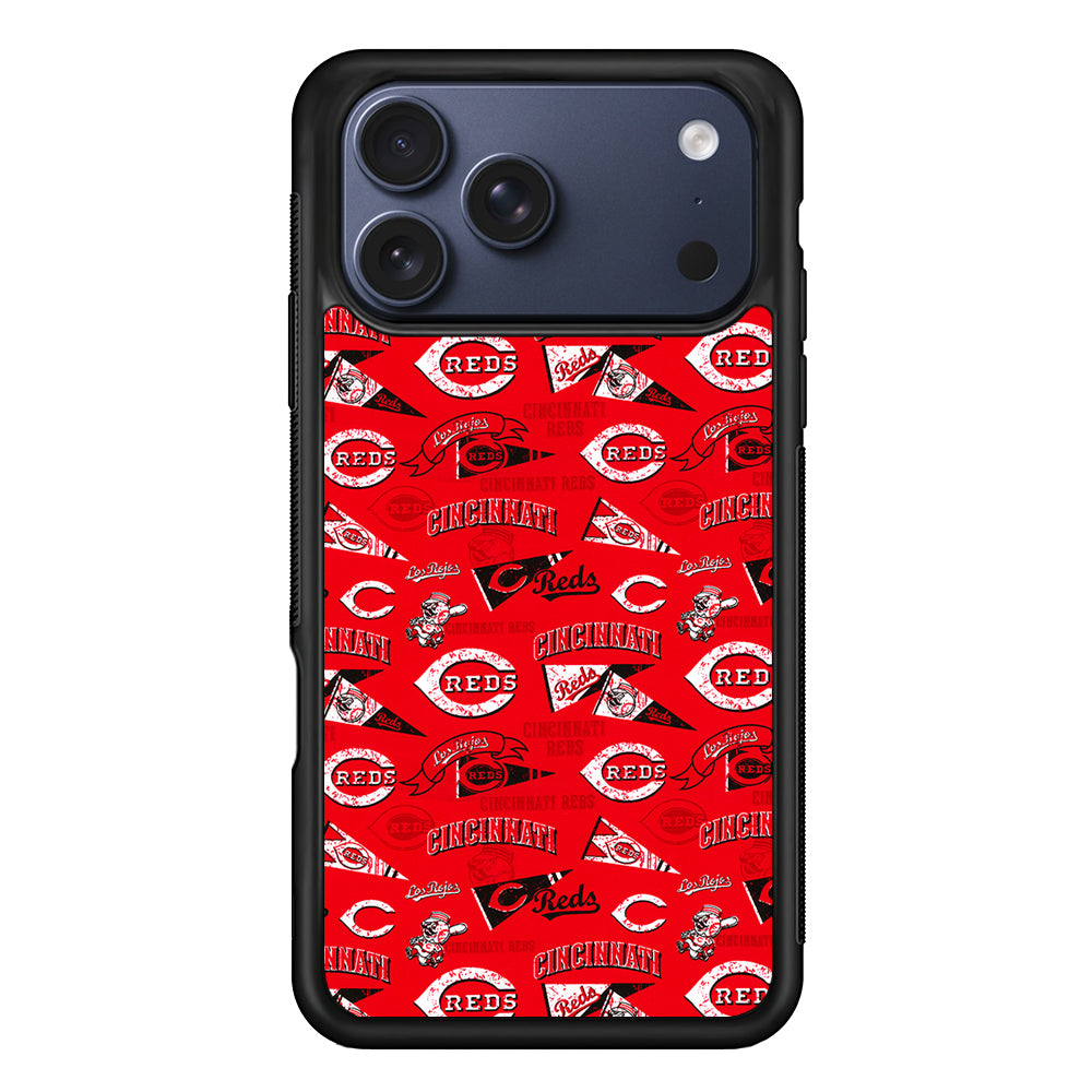Cincinnati Reds Vintage iPhone 17 Pro Max Case | Slim Protective Cover for iPhone 17 Pro Max