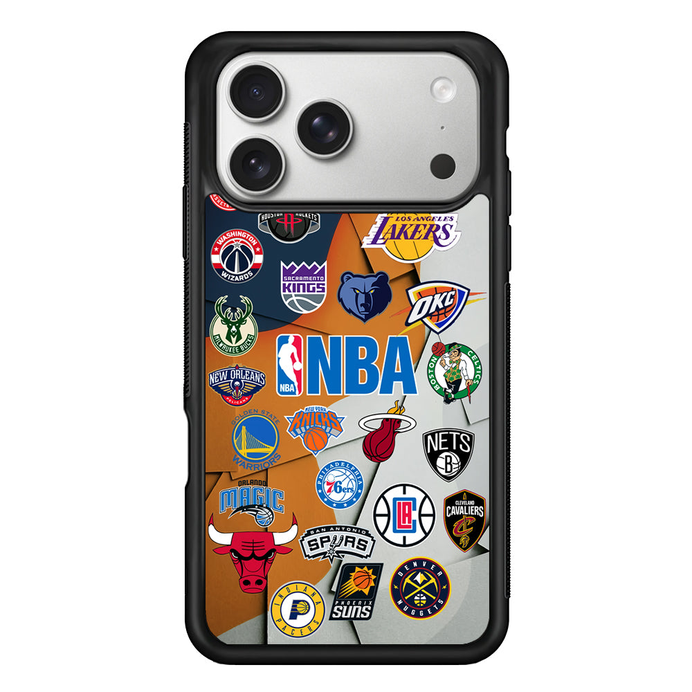 NBA Team iPhone 17 Pro Case | Slim Rubber Case for iPhone 17 Pro