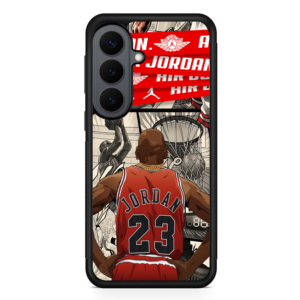 Air Jordan Looking at Victory Samsung Galaxy S26 Plus Case | Durable Samsung Galaxy S26 Plus Cover