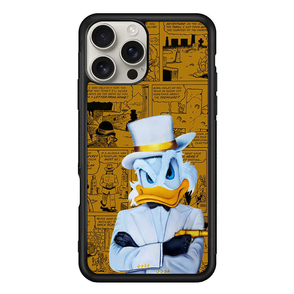 Scrooge McDuck Comic iPhone 16 Pro Max Case | Stylish Protective Case for iPhone 16 Pro Max