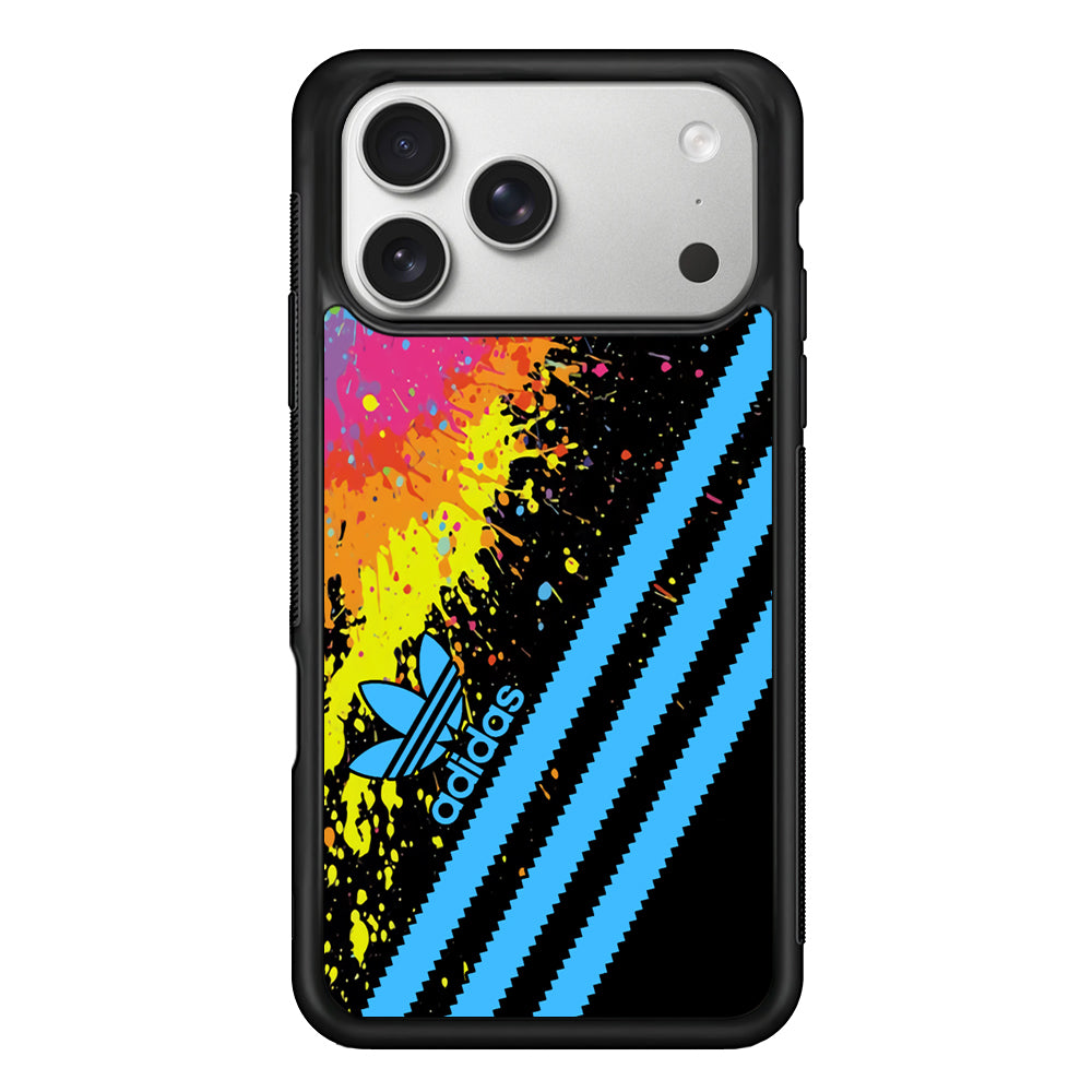 Adidas Stripe Paint iPhone 17 Pro Case | Slim Protective Case for iPhone 17 Pro
