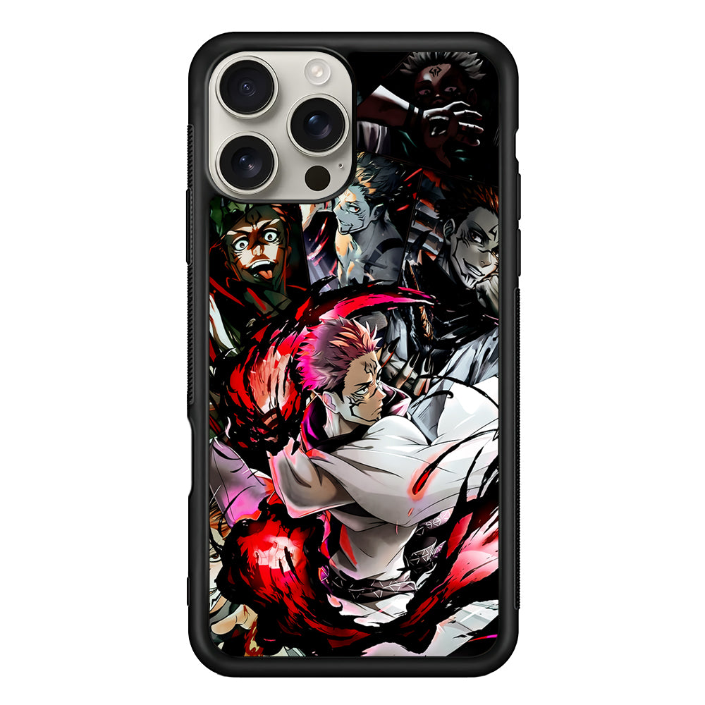 Sukuna Jujutsu Kaisen Cool Art iPhone 16 Pro Max Case | Stylish Protective Case for iPhone 16 Pro Max
