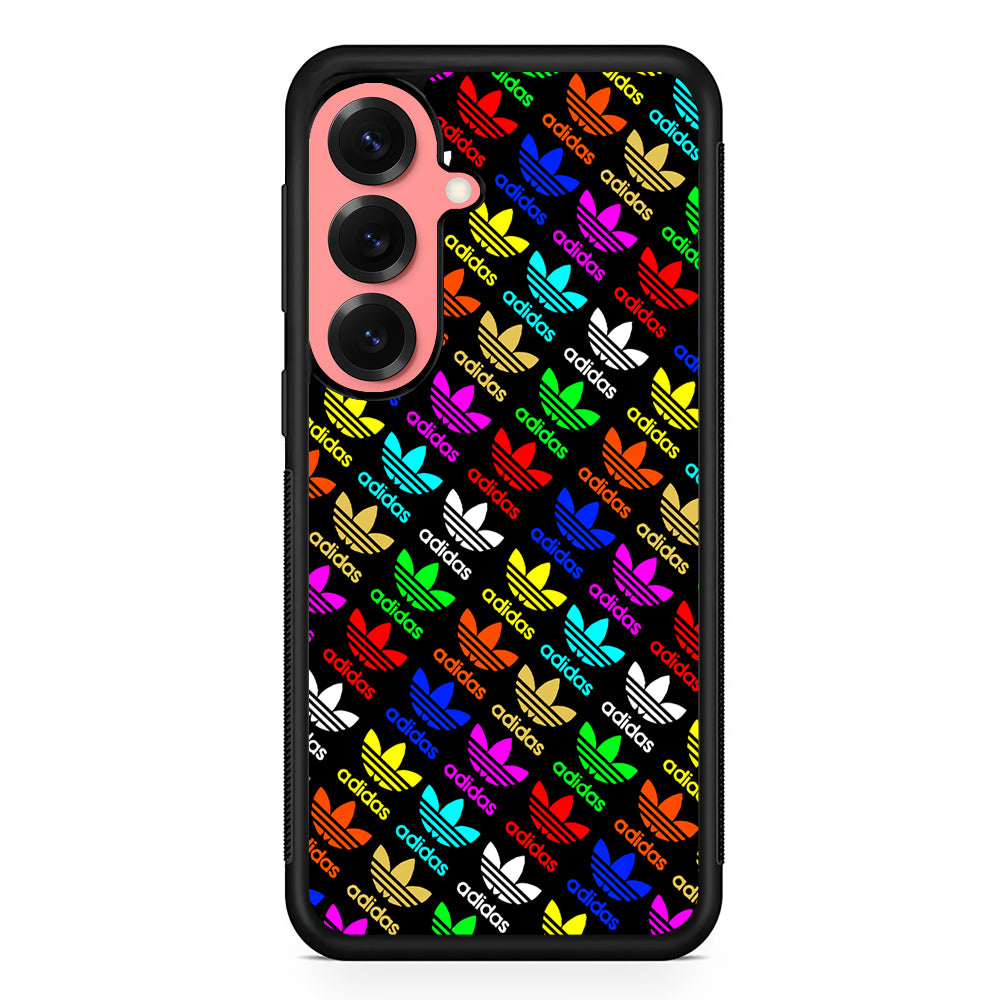 Adidas Logo Colorful Pattern Samsung Galaxy S25 Case | Slim Protective Cover for Samsung Galaxy S25