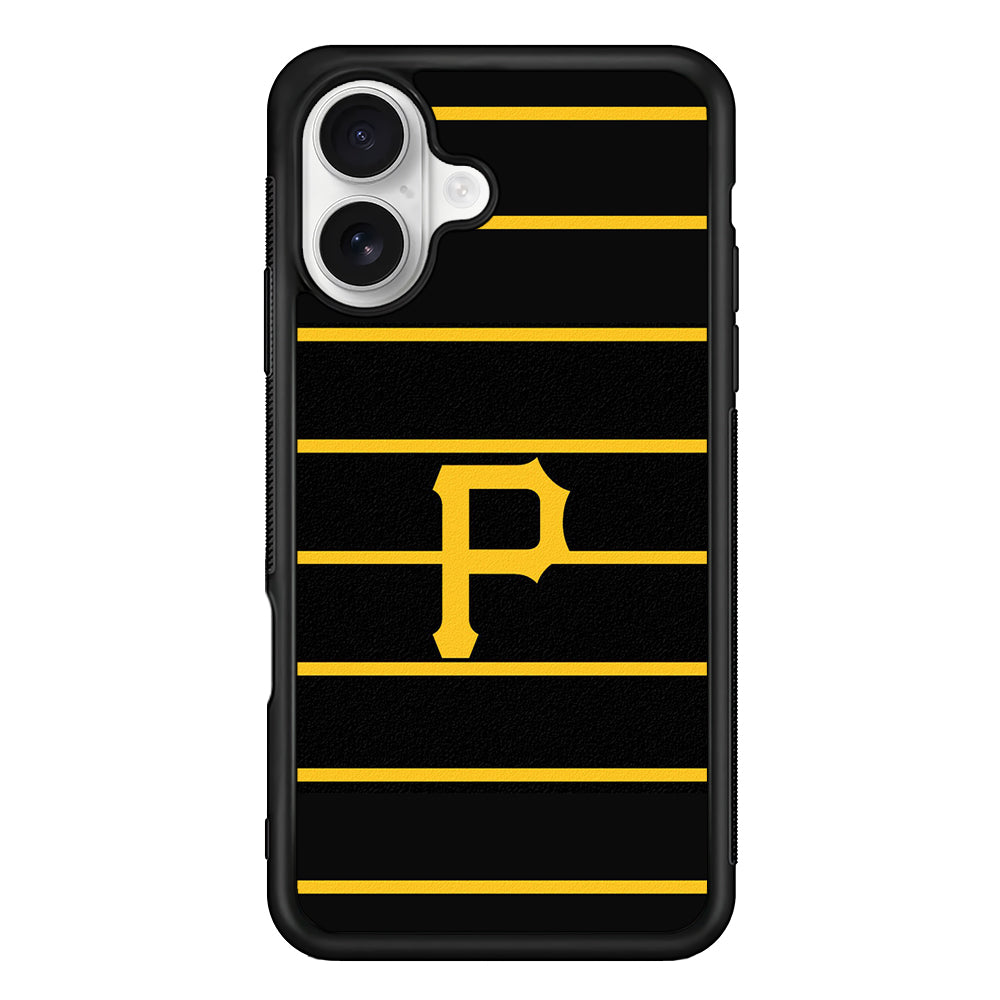 Pittsburgh Pirates Logo iPhone 16 Plus Case | Durable Protective Rubber Cover