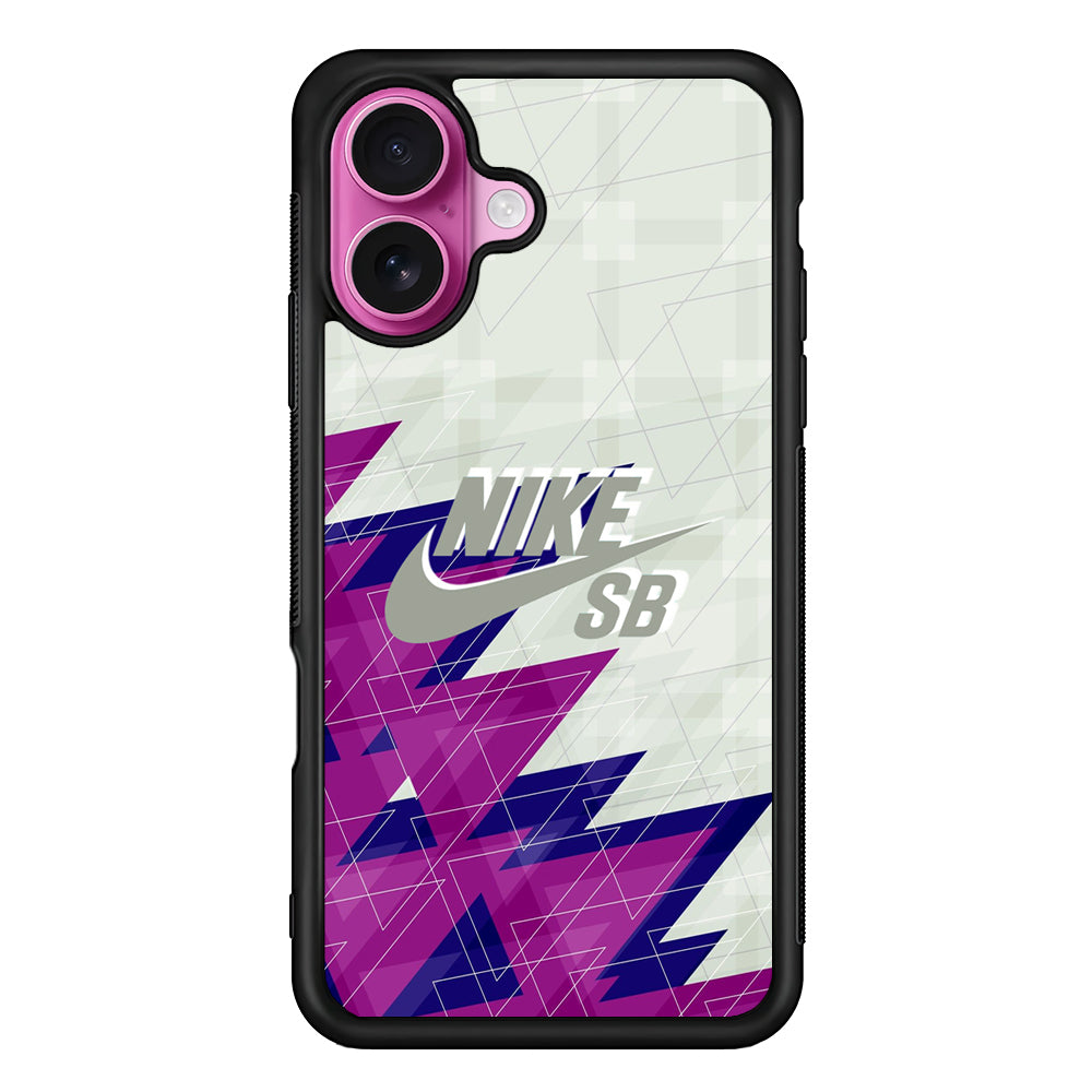 Nike SB Triangle Patern iPhone 17 Case - Slim Rubber Case for iPhone 17