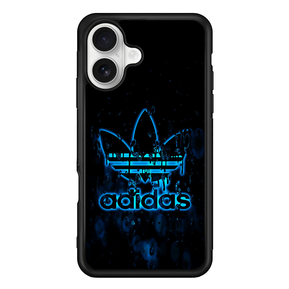 Adidas Logo Alien Blue iPhone 16 Plus Case – Slim Fit Protective Phone Case