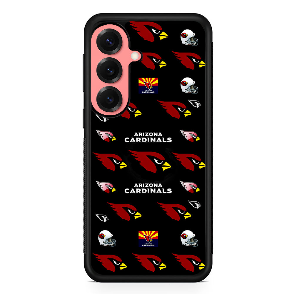 Arizona Cardinals Pattern Samsung Galaxy S25 Case | Protective Case for Samsung Galaxy S25