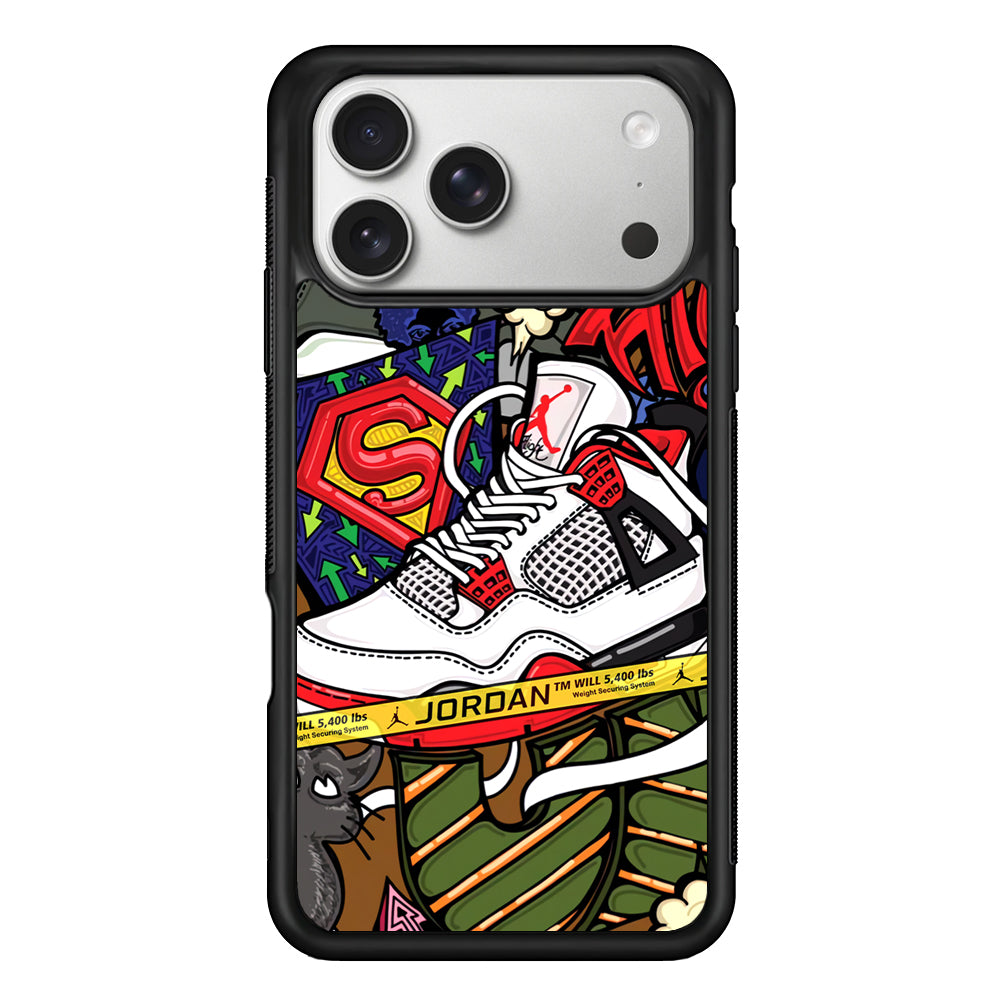 Air Jordan Doodle Board iPhone 17 Pro Case | Slim Protective Case for iPhone 17 Pro