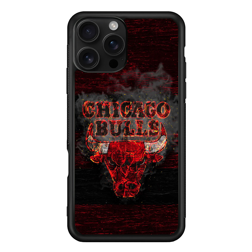 Chicago Bulls Burn iPhone 16 Pro Case | Durable Protective Case for iPhone 16 Pro