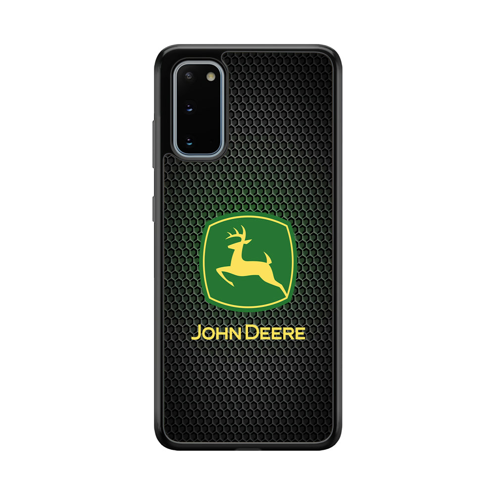 John Deere Fiber Illusion Samsung Galaxy S20 Case | Slim Rubber Case for Samsung Galaxy S20