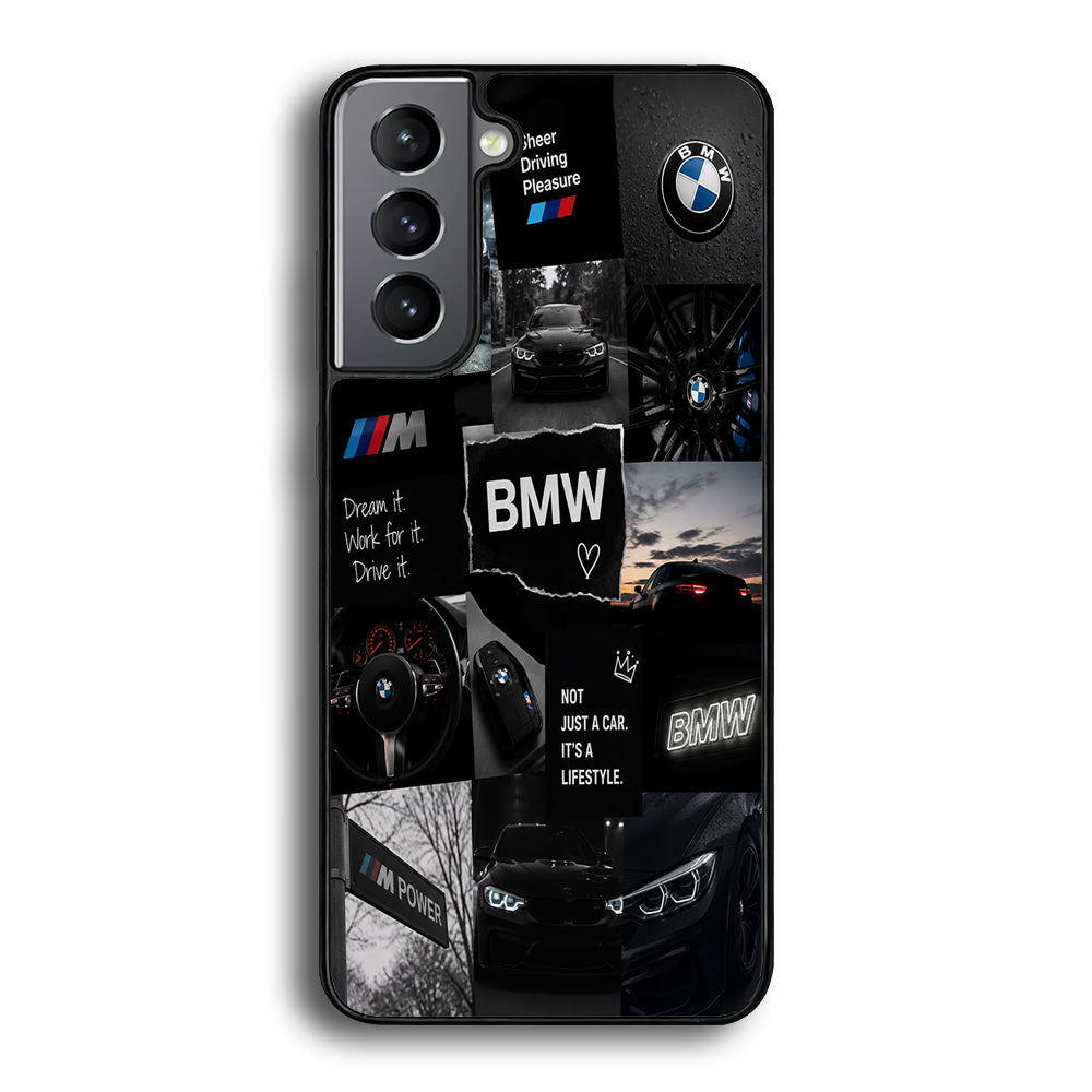 BMW M4 Cinematic Collage Samsung Galaxy S21 Plus Case | Slim Rubber Case for Samsung Galaxy S21 Plus