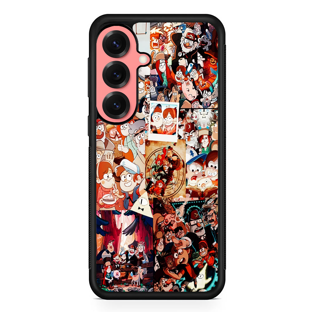 Gravity Falls Aesthetic Collage Samsung Galaxy S25 Case | Protective Case for Samsung Galaxy S25