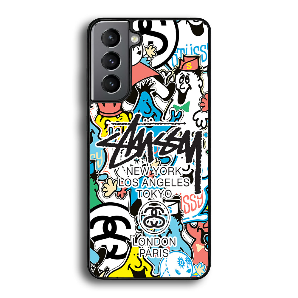 Stussy Doodle Doll Samsung Galaxy S21 Case | Slim Rubber Case for Samsung Galaxy S21