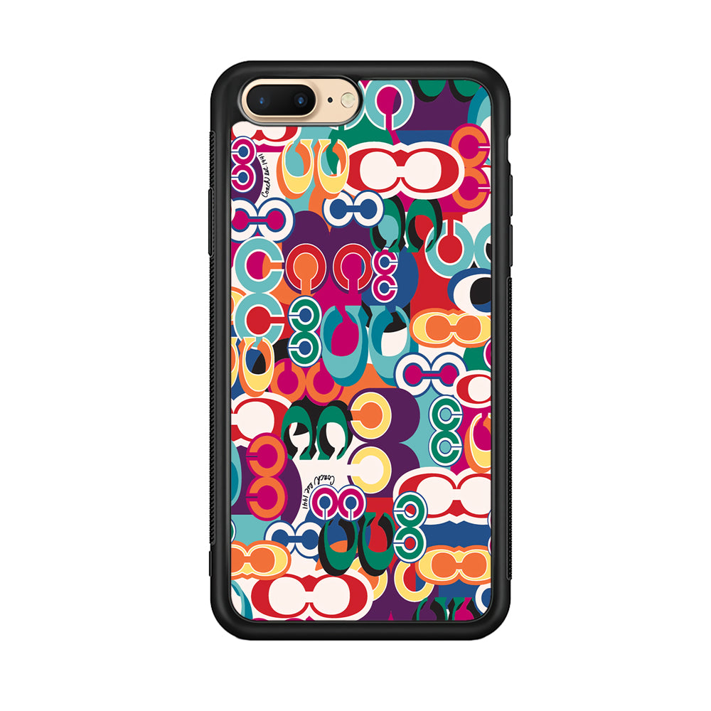 Coach Colorful iPhone 8 Plus Case | Slim Rubber Case for iPhone 8 Plus