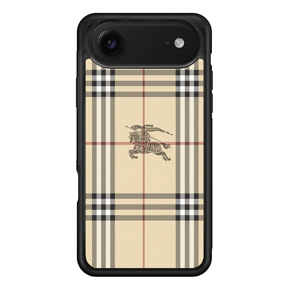 Burberry Latte Cream iPhone 17 Air Case | Slim Rubber Case for iPhone 17 Air