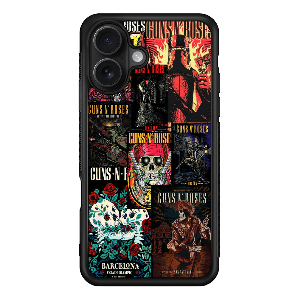 Guns N Roses Album Covers iPhone 16 Case - Oxvistore