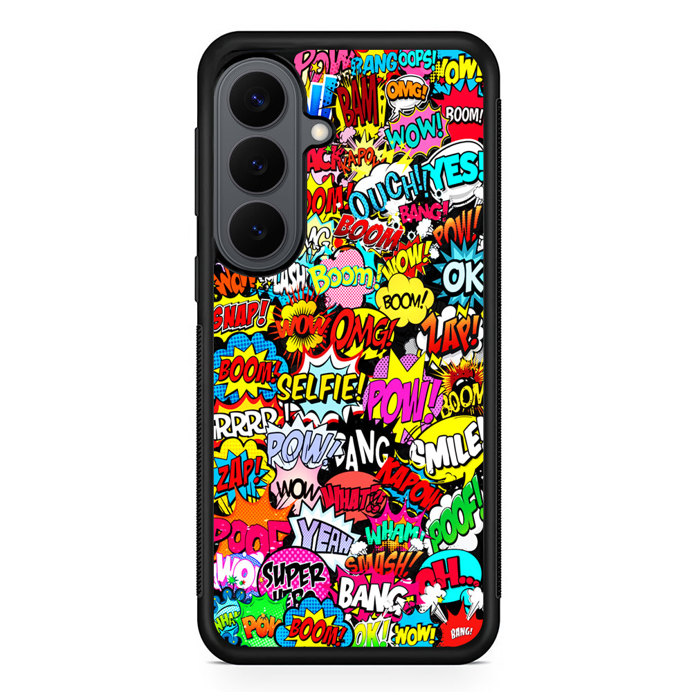 Comic Pop Art Collection Samsung Galaxy S26 Plus Case | Slim Rubber Case for Samsung Galaxy S26 Plus