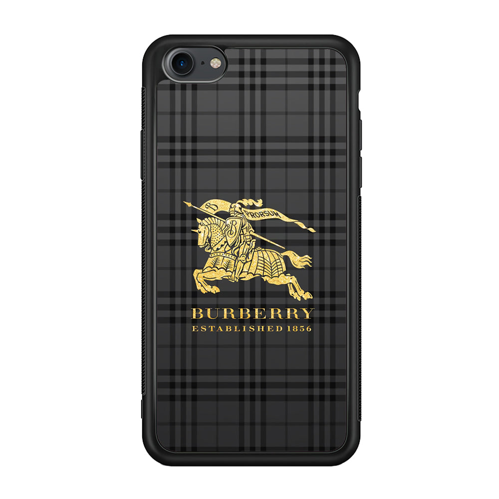 Burberry Simple Dark Grey iPhone 8 Case | Slim Rubber Case for iPhone 8