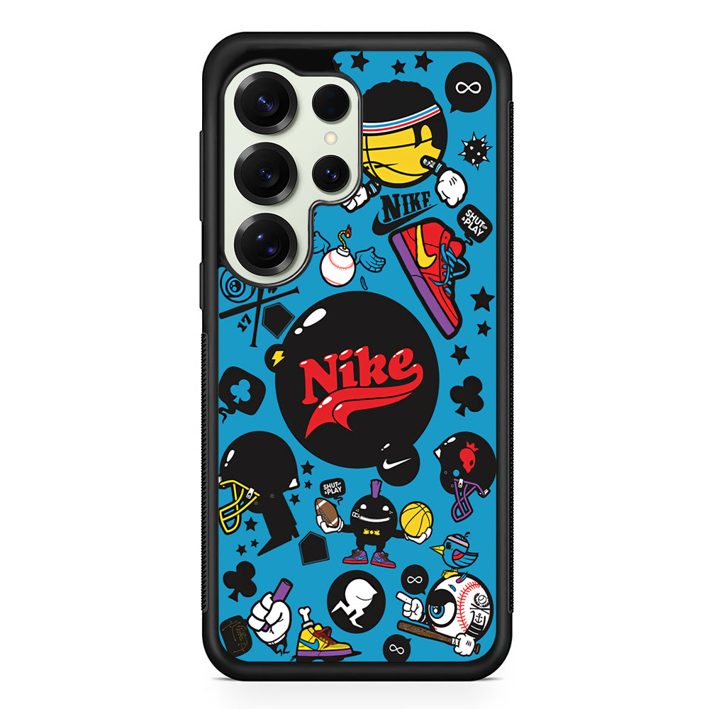 Nike Assembly of Struggle Samsung Galaxy S25 Ultra Case | Durable Rubber Case for Samsung Galaxy S25 Ultra