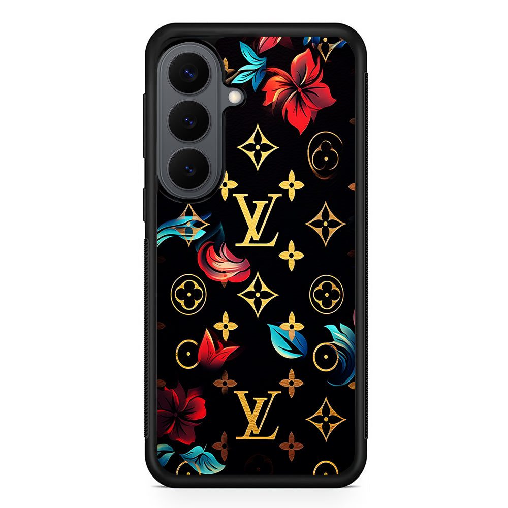 Louis Vuitton Flowers Design Samsung Galaxy S26 Plus Case | Slim Rubber Case for Samsung Galaxy S26 Plus