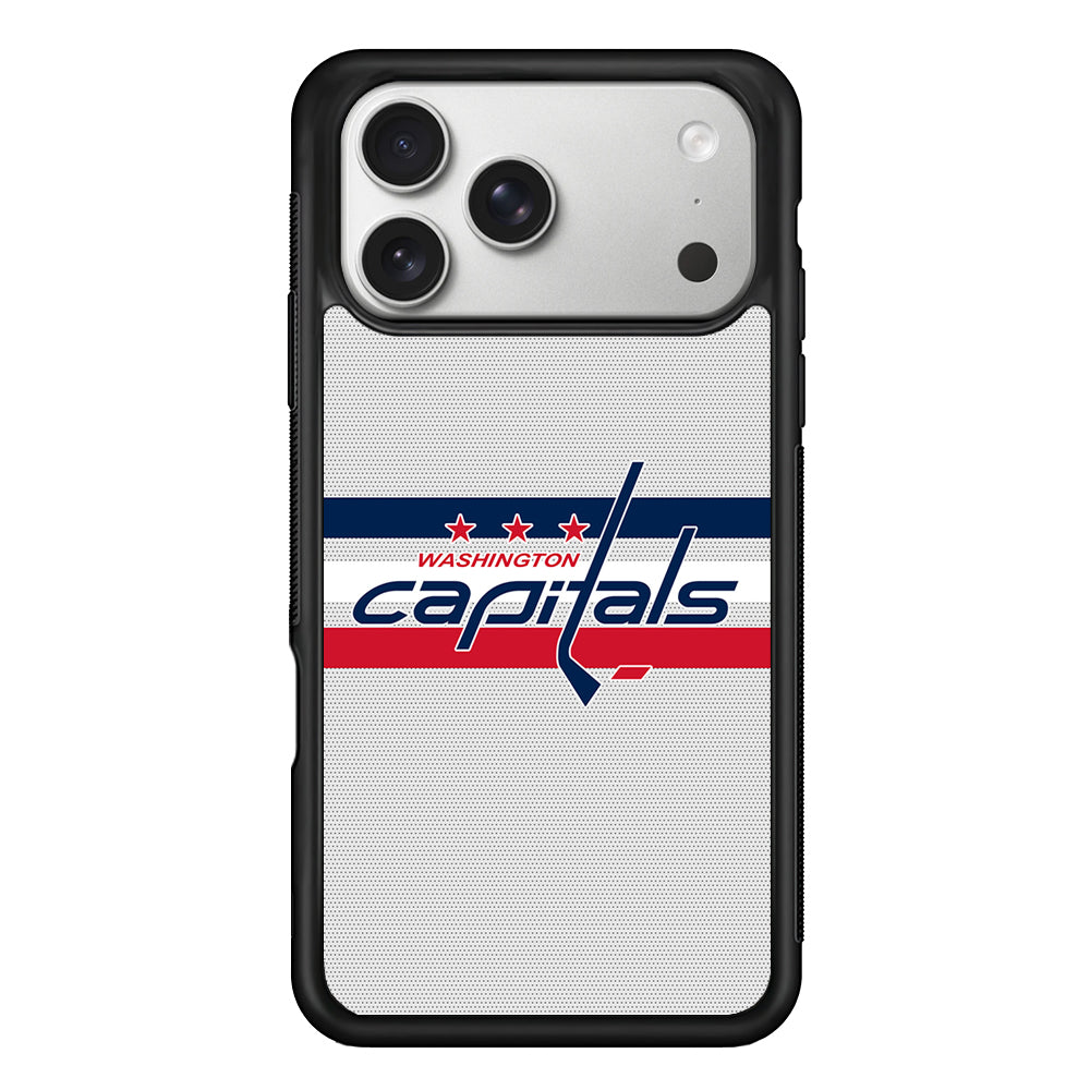 Washington Capitals Logo iPhone 17 Pro Case | Slim Rubber Case for iPhone 17 Pro