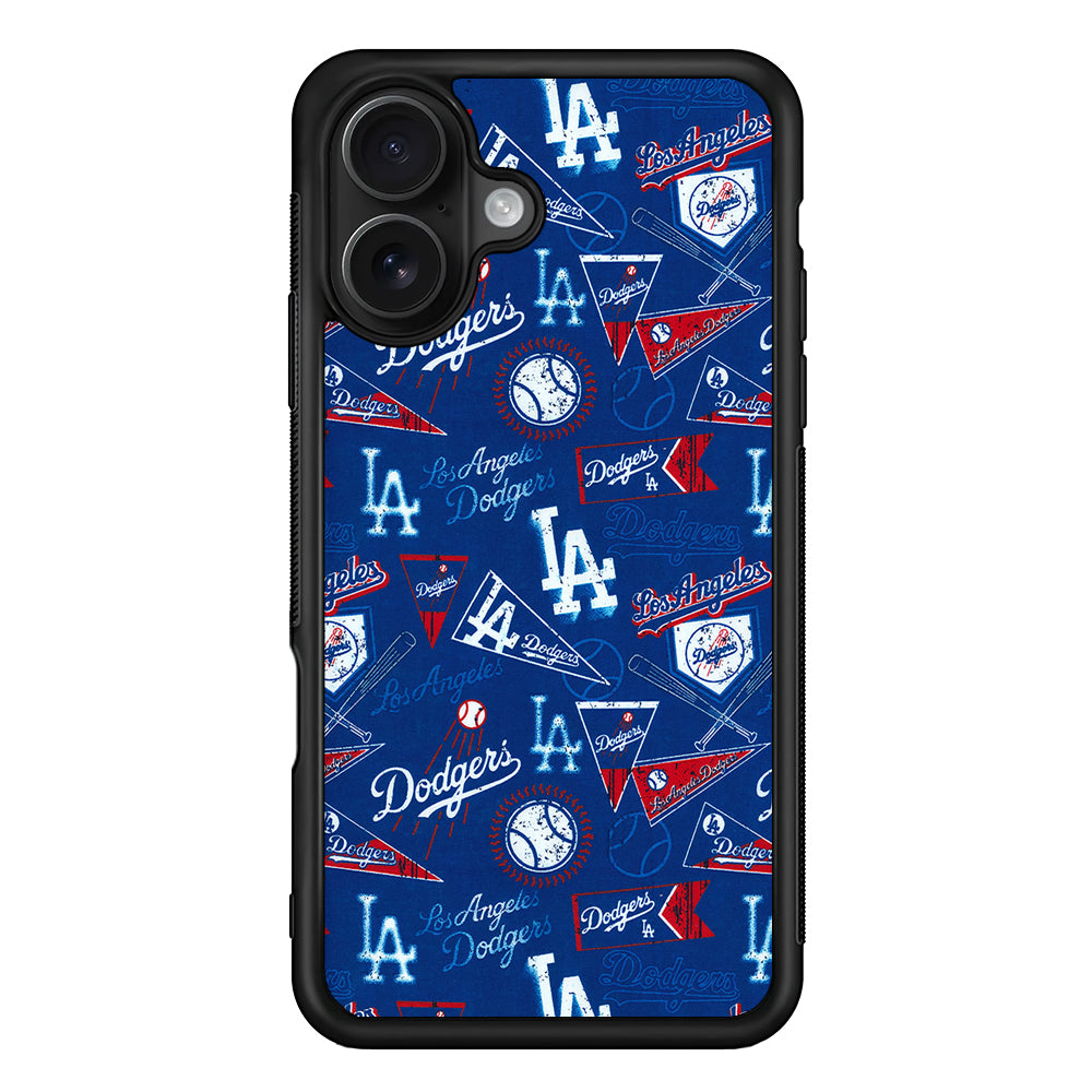 Los Angeles Dodgers Retro iPhone 16 Case - Oxvistore